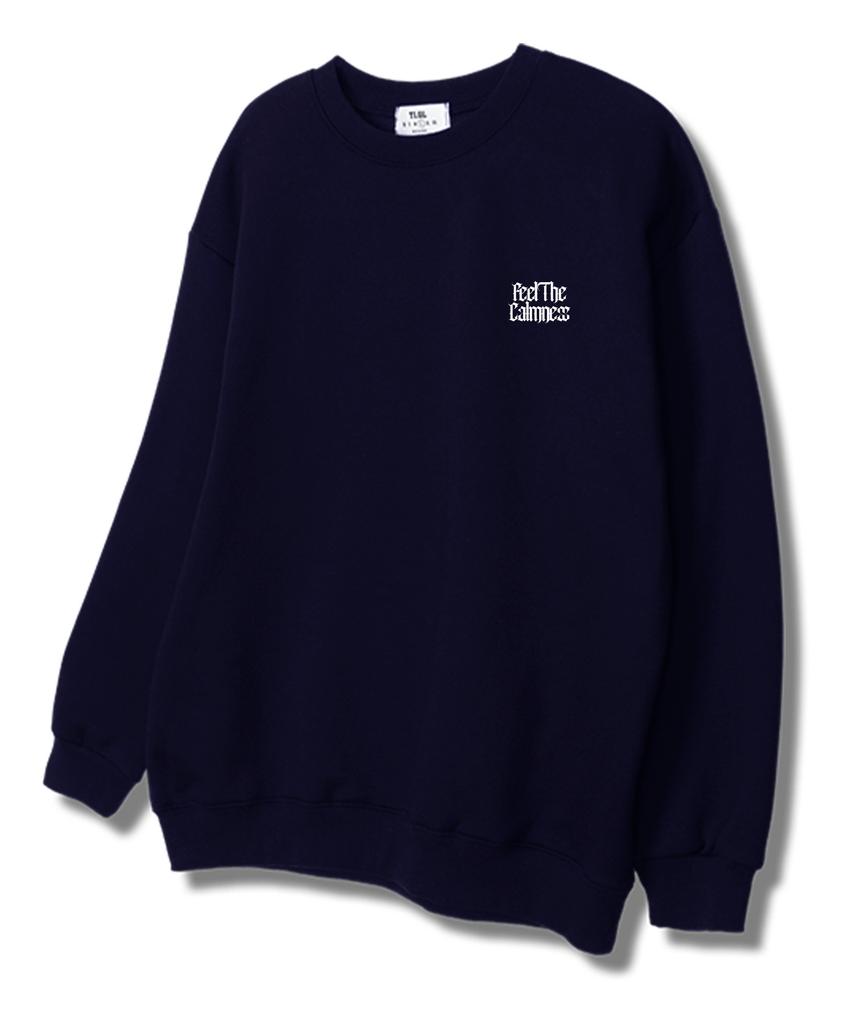 TI.GLAKE Deftover Sweatshirt Navy [Fleece-Lined]