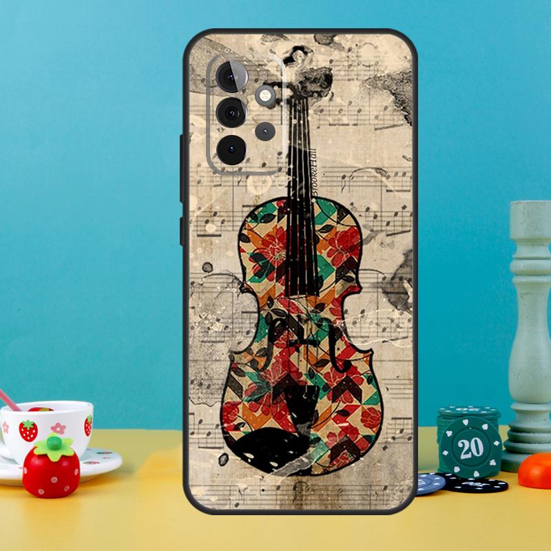 

Music Violin Case For Samsung Galaxy A55 A56 A36 A54 A34 A14 A05 A16 A26 A12 A32 A52 A13 A33 A53 A15 A35 Samsung A12
