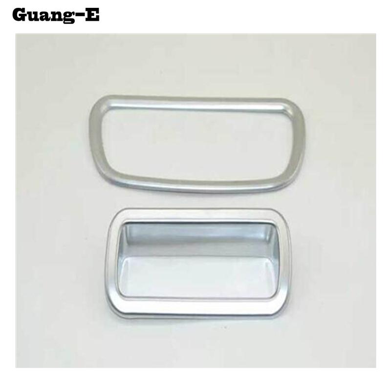 For Kia Sorento L 2015 2016 2017 2018 Car Detector Stick Styling Cover ABS Silver Front Head Light Switch Trim Frame Lamp 2PCs