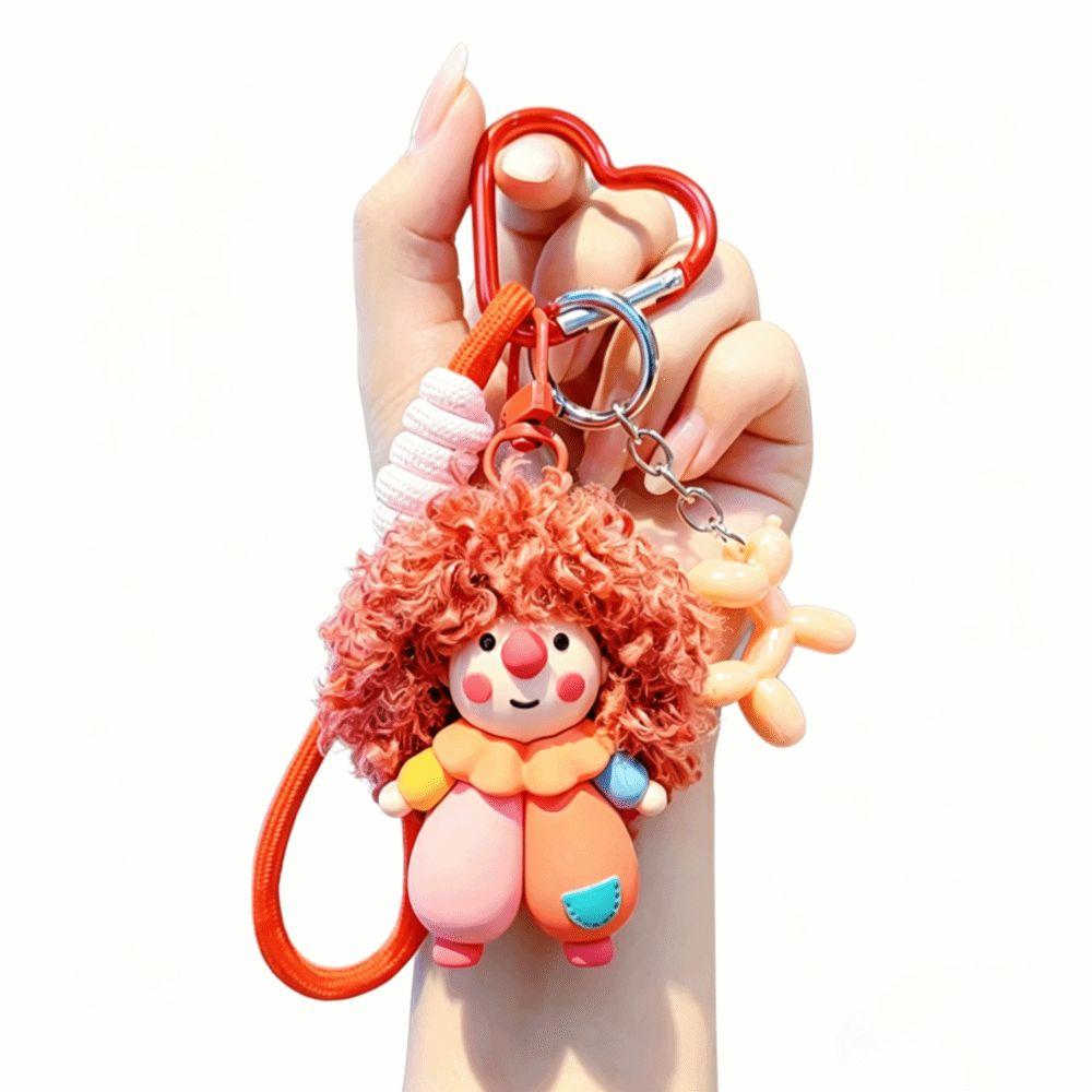 Shaggy Doll Keychain Fluffy Figure Pendant Fashion Plush Keychain For Women