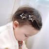 10PCS Silvery Girls Star Hairpins Girls Snap Barrettes Candy color BB Clips Fashion Hair Accessories Girl Headdress