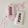 Four Grid Photo Korean Photocard Holder Embroidered Idol Card Display Protector  Friends