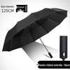 Large Dual-Use 12-Rib Auto Folding Umbrella, Windproof & Sun/Rain Proof, for Two People, Men & Women, Durable & Simple Design