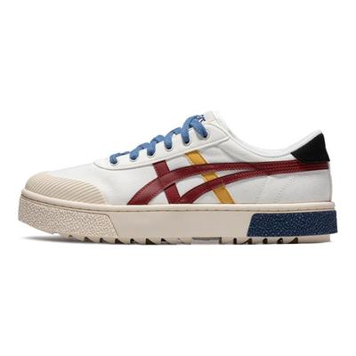 Gel-Court Trail Antypoślizgowe Amortyzujące Trwałe Trampki Niskie Unisex Trampki Biało-Czerwone 1203A146-101