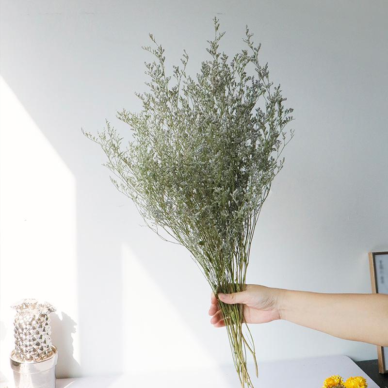 High-End Wabi-Sabi Dried Flower Decor: Natural Reeds & Wheat for Living Room or Homestay.