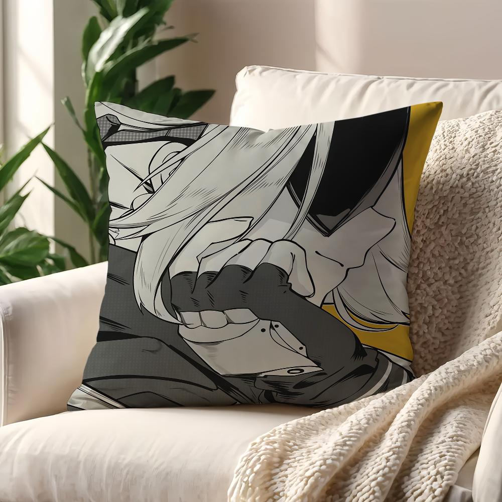Game Trigger Zenless Zone Zero Game Cushion Cover Pillow Cover Decoration Room Home Sofa Living Office Car Nordic Simplicity