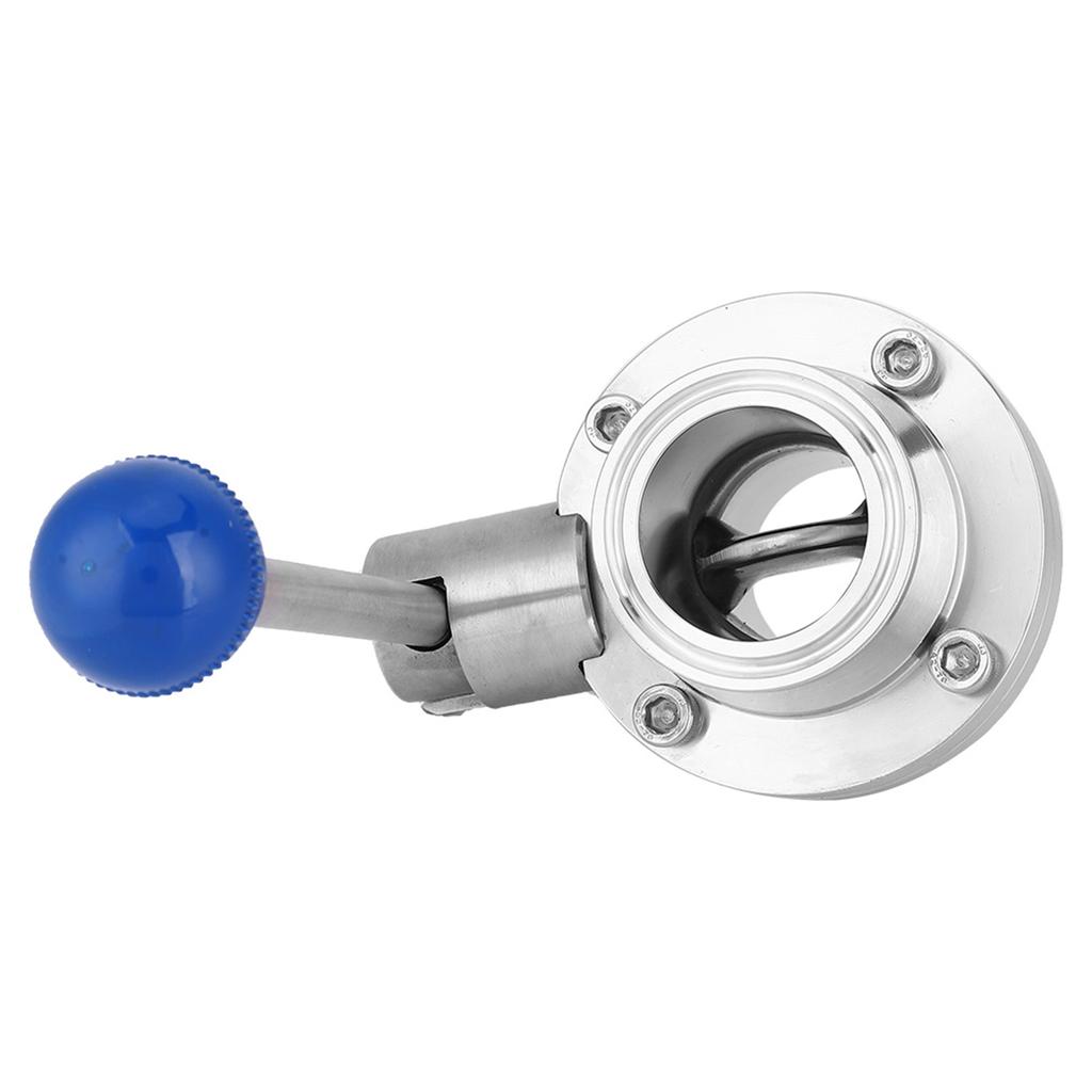 1.5 Inch Lever Type 304 Stainless Steel Sanitary Valve for Water Oil