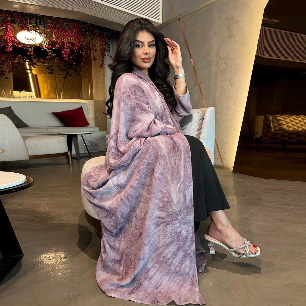 MQ200 Bescheidener Cardigan Abaya Modetrend mit Hijab - Damenbekleidung aus dem Nahen Osten