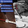 LED Strip Connectors 2Pin 8mm 5V/12V/24V Versatile LED Light Solderless Connector Adapter for 22AWG/20AWG/18AWG/16AWG Solid Wire