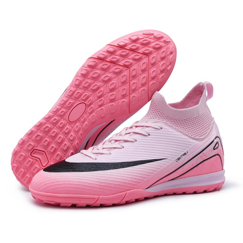 Men FG New Football Boots Society Cleats Tenis High Quality Training Sports Male Soccer Shoes Long Spikes Ankle Football Shoes