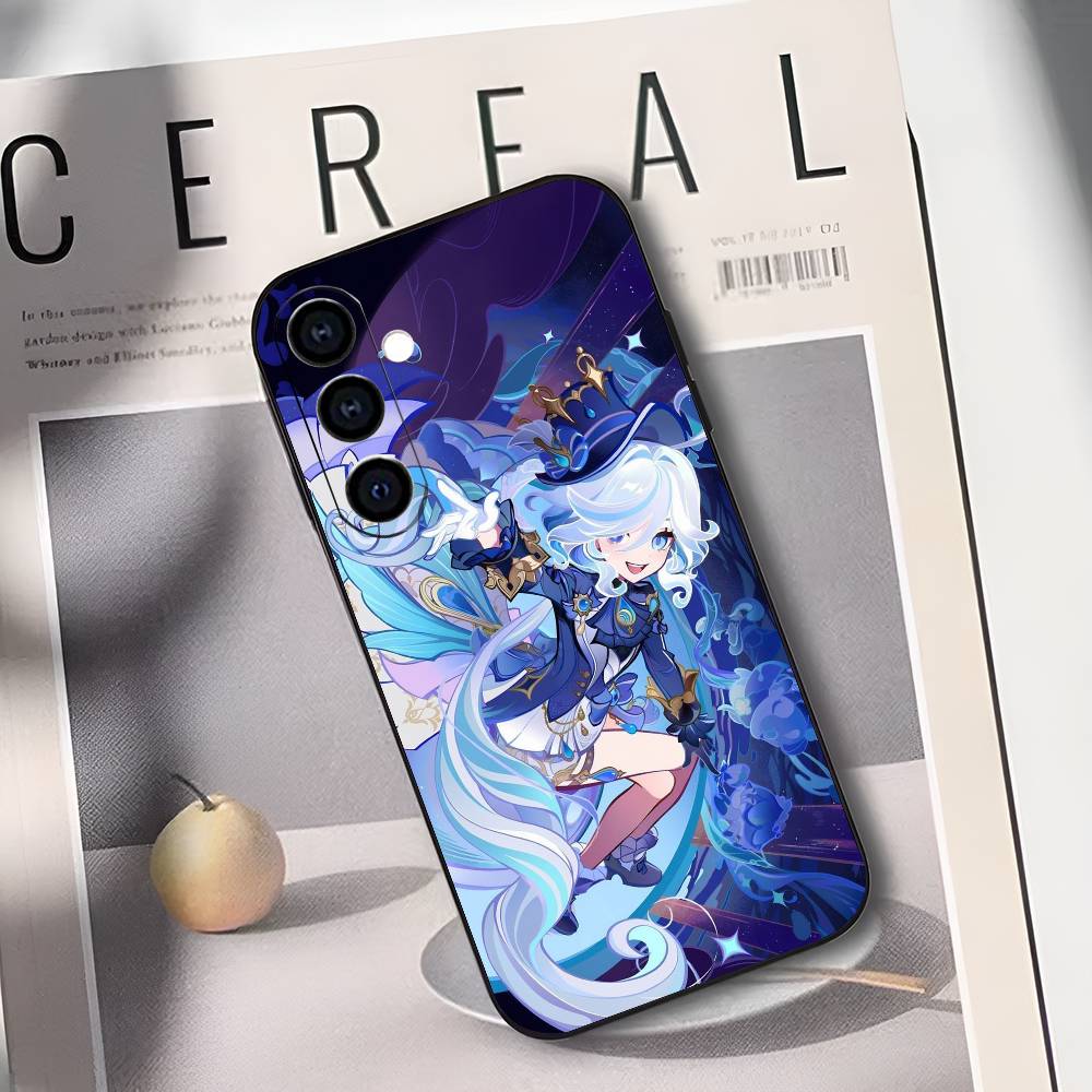 F-Furina G-Genshin I-Impact Phone Case Silicone Soft For Samsung Galaxy A73,A72,A71,A70,A53,A52,A51