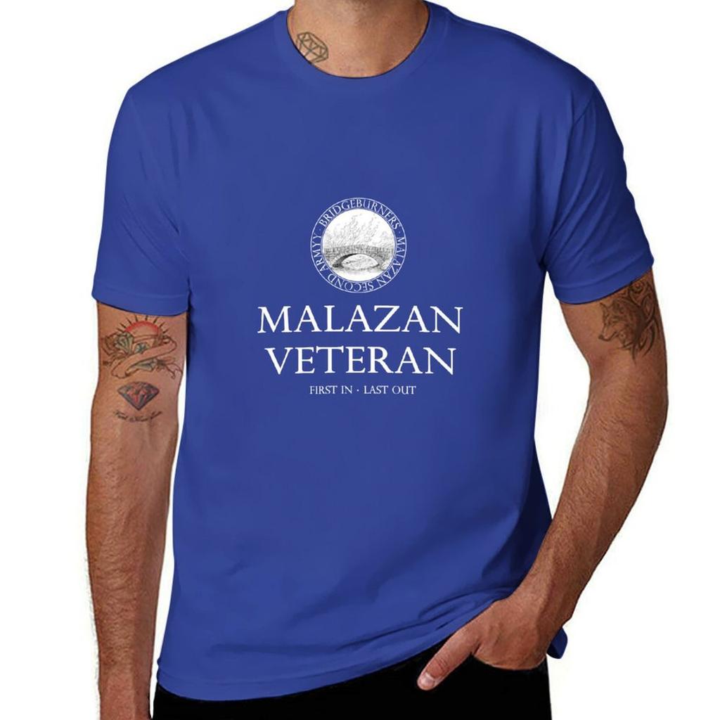 Malazan Veteran Inverted T-Shirt Kawaii Clothes Blanks Aesthetic Clothing for a Boy Mens T Shirt