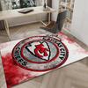 City Chiefs Emblem Printed Area Rug for Office, Chair Rug, Decorative Carpet Floor Mat, Large Size Fan gifts Christmas gifts