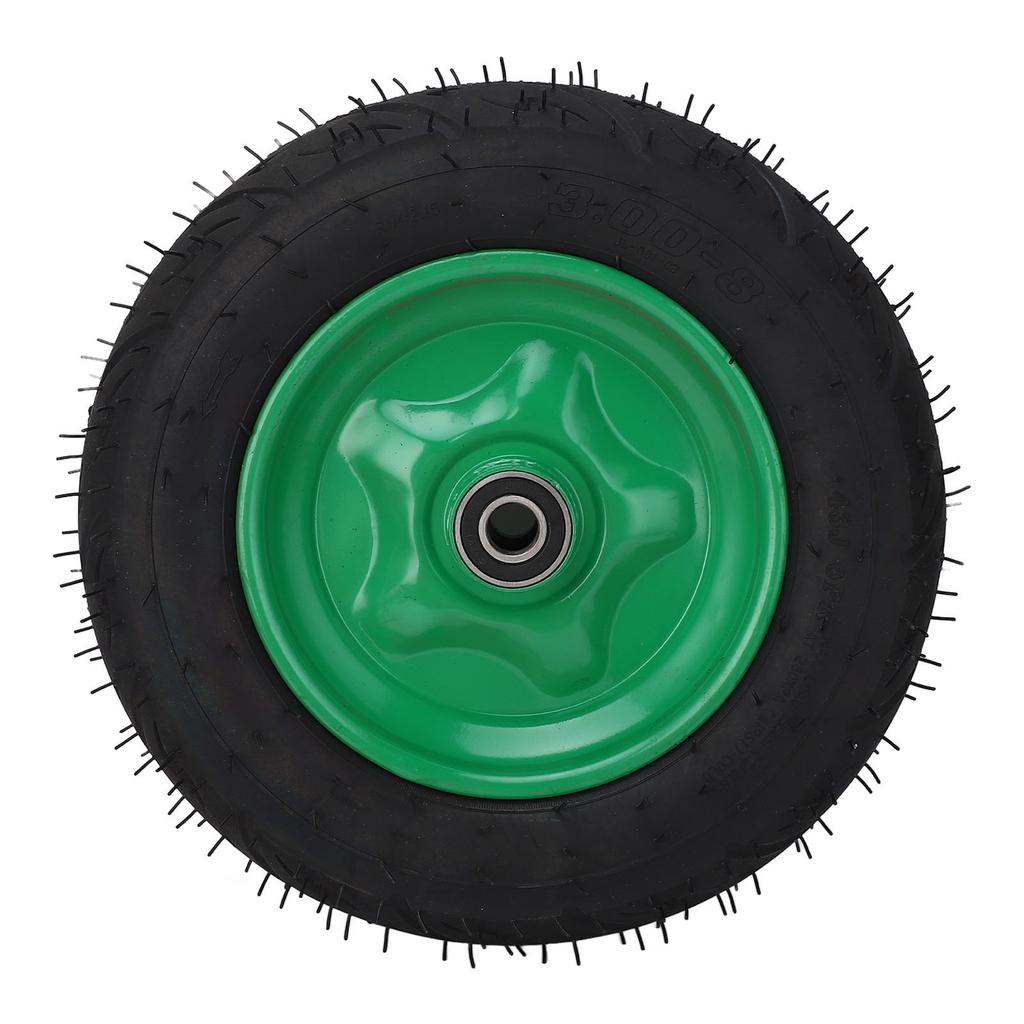 Hand Truck Wheel 14 Inch 550lbs Load Bearing Rubber Anti Skid Garden Cart Replacement Wheel