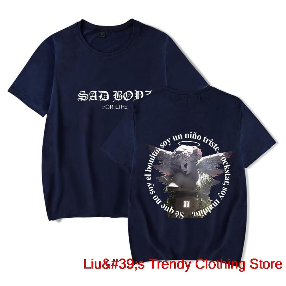 

Junior H Sad Boyz 4 Life Tee New Logo Merch Women Unisex Fashion Casual Short Sleeve Tshirts Top 4XL