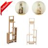 1Pcs Mini Display Stand Chinese Style Storage Rack Model 1:12 Dollhouse Miniature Empty Shelf Home Decor Doll House Accessories