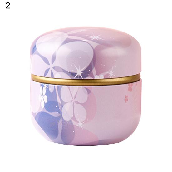 Tea Holding Jar Wide Application Bright-colored Multicolor Attractive Sturdy Anti-cracking Chocolate Can for Home