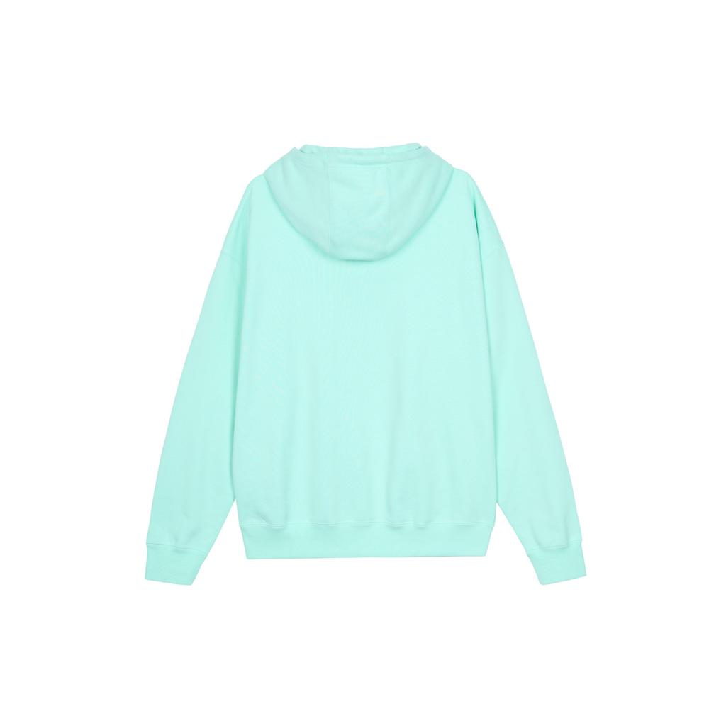 Nike Logo Print Drawstring Hoodie Unisex Tops Mint-Green DR1039-379