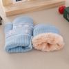 Hanging Neck Rope Children Knitted Mittens Thickened Warm Winter Warm Gloves  Winter Season