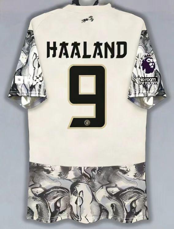 2526 Manchester City Year of the Horse Special Edition jersey: No. 9 Haaland, No. 47 Foden Rodri fan edition jersey S