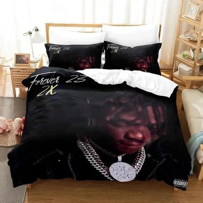 RIP Jaydayoungan Rapper Bettwäsche-Set mit Kissenbezug Bettbezug Weich Einzel Doppel Queen Super King Größe Kinder Erwachsene