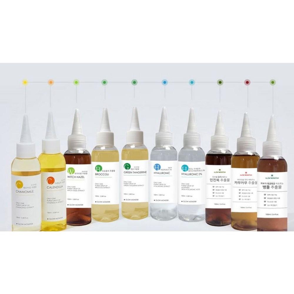 Glow Monster Centella asiatica Extraktkonzentrat 100ml + niedermolekulares Hyaluronsäurekonzentrat 100ml, 1 Set