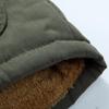 Herren Winter Militärstil Mehrere Taschen Fleecegefüttert Baumwolljacke, Große Größen