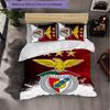 Set Biancheria da Letto Benfica 3 Pezzi Morbido Set Copripiumino con Federe Set Decorazione Camera da Letto per la Casa