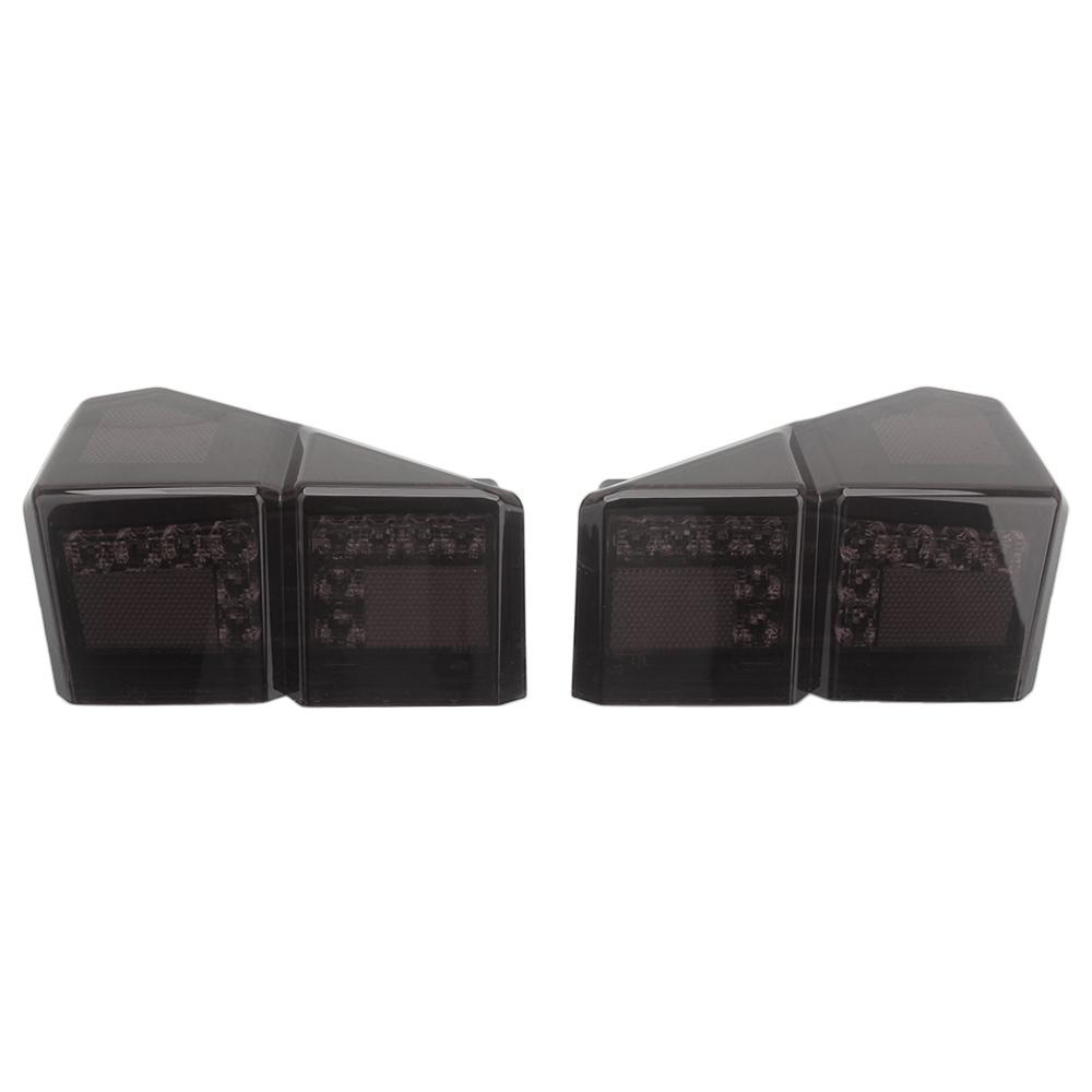 12V LED Rear Tail Light Car Part Left & Right ABS PC Red Smoke Fit For RANGER CREW XP 1000 NorthStar Edition Premium 2021-2025