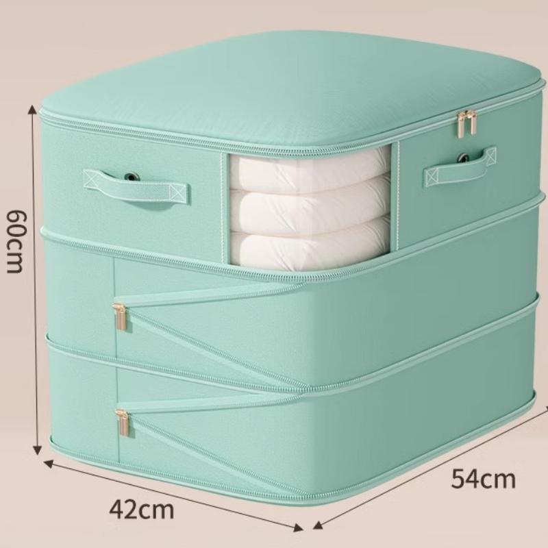 

Большой Вместимости Негабаритный Портативный Компрессионный Мешок для Хранения, Подходит для Одежды, Одеял, Подушек, Пуховых Одеял, Органайзер для Экономии Места 54*42*60cm зелёный