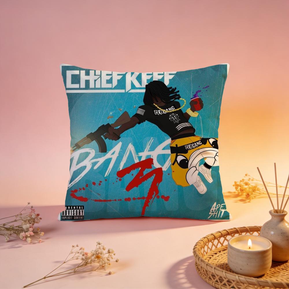 Stylish CChief Keefable Cushion Cover Comfortable Durable Pillow Cover MultiScene for Home Office Car Sofa