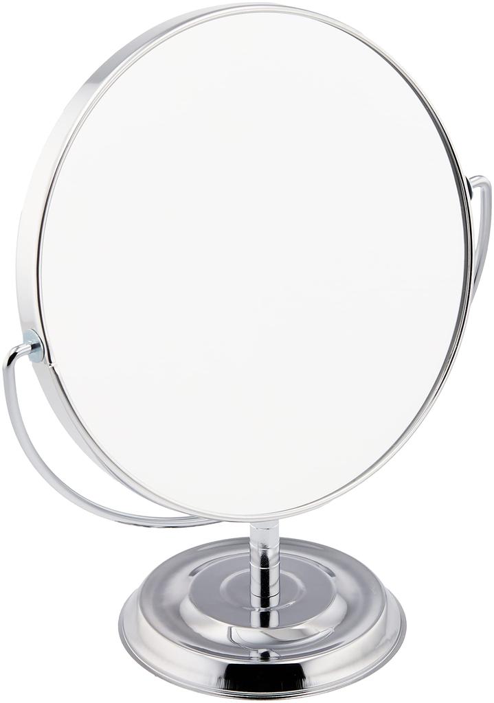 Merry Tabletop Mirror with 3x 173 X 87 X 198 Mm Double-Sided Magnification, Silver, No. 5870, W. D. H.