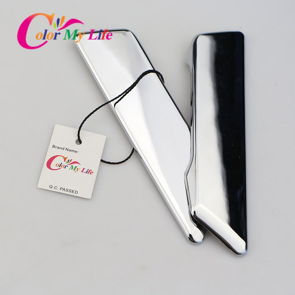 2Pcs/Set ABS Chrome Rear Door Handle Protection Cover Back Door Handle Trim for Toyota C-HR CHR 2016-2023