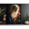 Vintage Catholic Poster Print Jesus Wall Art Holy Mother Maria Canvas Painting Living Room Bedroom Decoration