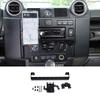Aluminum Center Console Mobile Phone Holder GPS  Holder For Land Rover Defender 90 110 2004-2018 Car Accessories