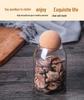 Large Capacity High-Borosilicate Glass Jar with Cork Stopper for Tea, Coffee, and Nuts Storage