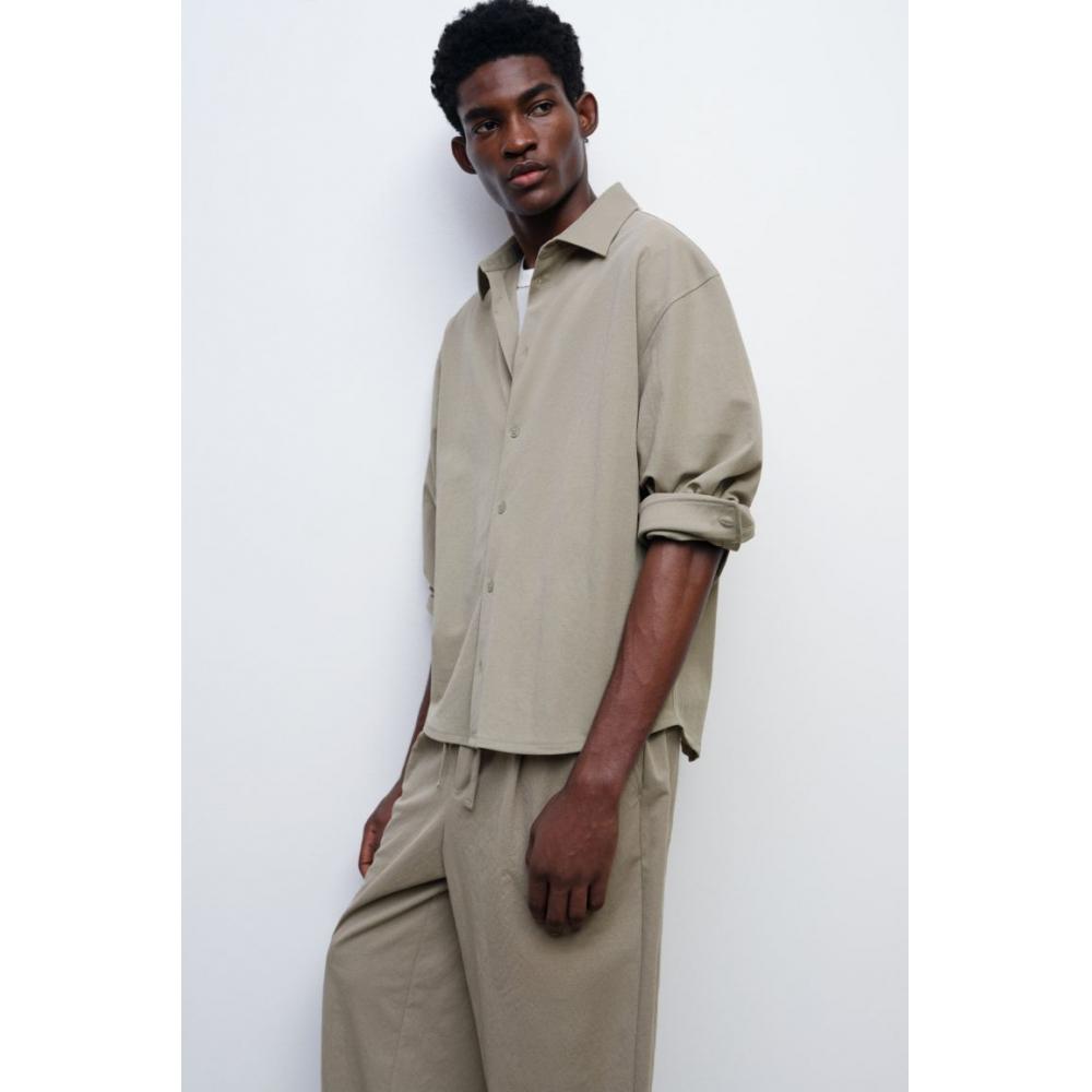 H M Pants Relaxed Fit kHaki Green