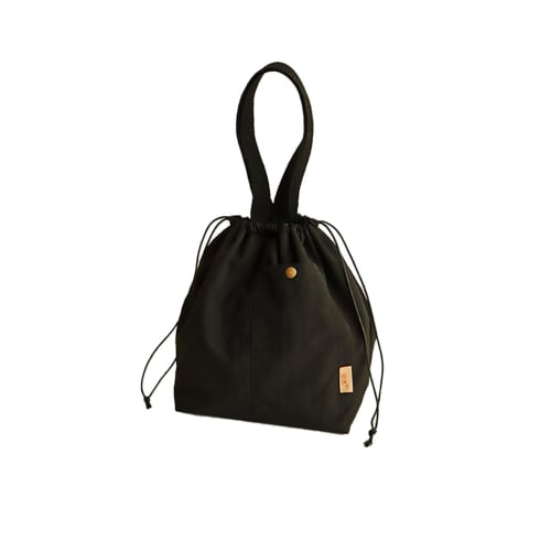 

Fuji Toy Bento Cooler/Insulated Lunch Bag, Small, Drawstring (Black)