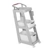 Rolling Utility Cart with Wheels Multi Functional Storage Trolley for   Living Room Kitchen Movable Storage