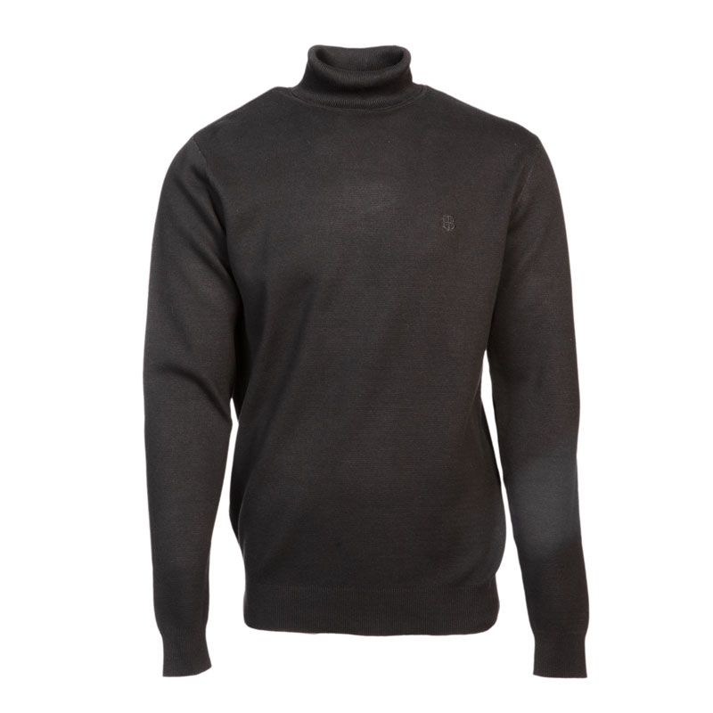 Pull col roulé maille fine couleur unie Homme BILL TORNADE