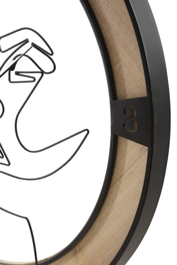 Wanduhr Paar Cm Ø 60X3