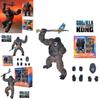 Godzilla Vs Kong King Kong Toy Model Figure Highly Posable Pvc Material 14cm Height