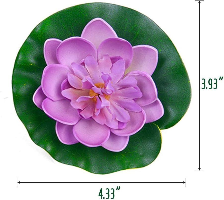 3/5Pcs Artificial Floating Foam Lotus Pond Decoration Water Lily Eternal Lotus Lotus Leaf Home Room Decoration Fish Pond Decor