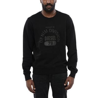 Diesel Unisex Adult Division Logo Denim Sweatshirt