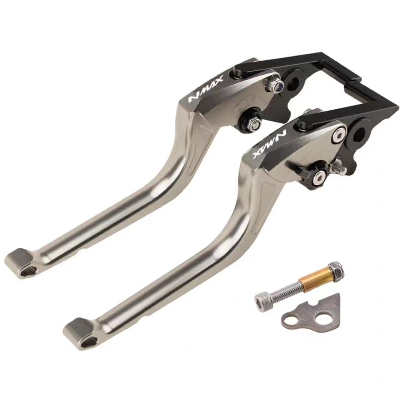 

Для YAMAHA NMAX 155 N-MAX125 N-MAX150 NMAX125 2015-2022 2023 Мотоцикл ЧПУ Трудосберегающая регулируемая ручка стояночного тормоза серый