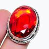 Natural Garnet Gemstone Handmade 925 Sterling Silver Jewelry Ring Size 6 AR-17993
