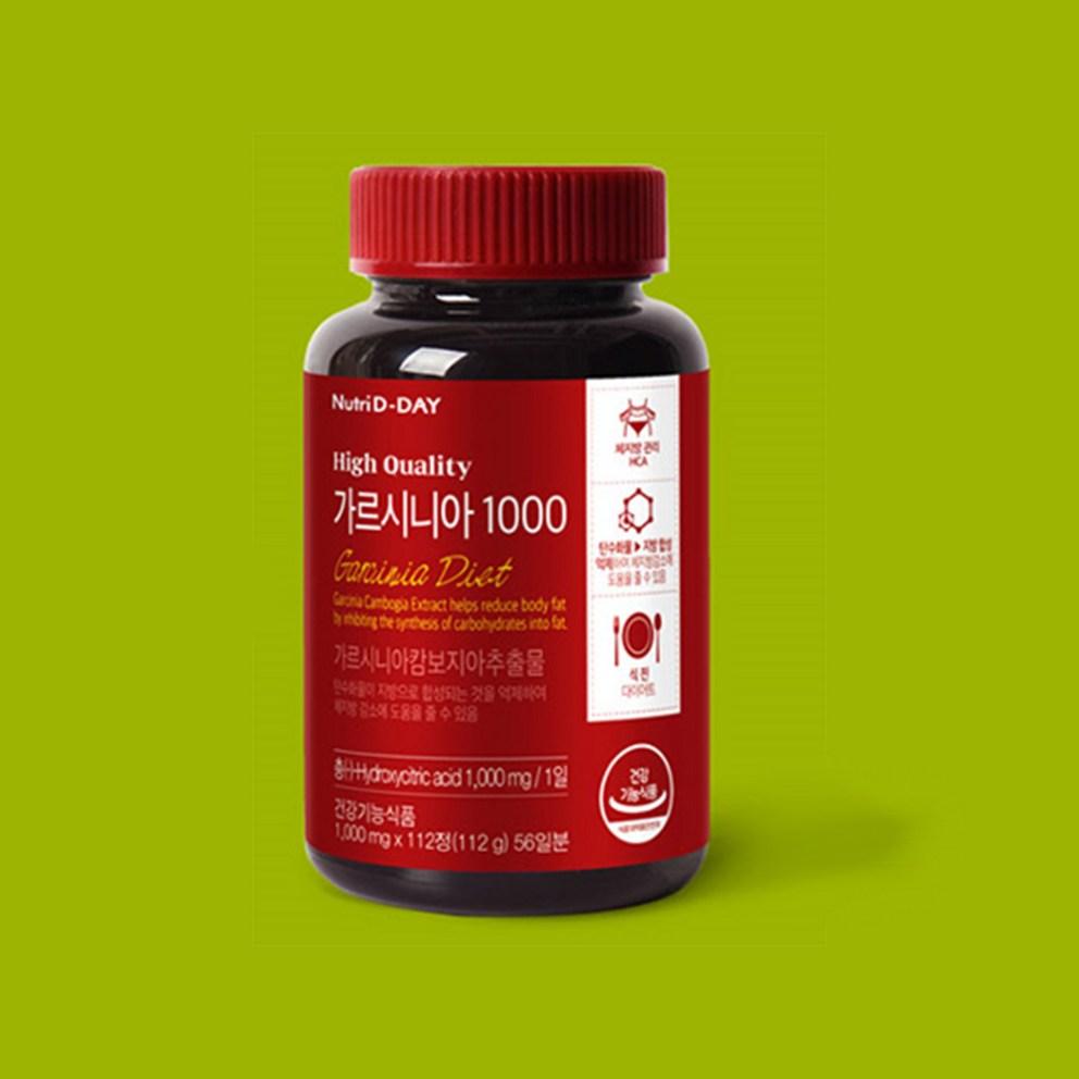 Nutri D-Day Garcinia Cambogia 1000mg, 112 Tablets, Single Pack