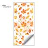 Removable Holiday Glass Stickers Watercolor Fall Static Window Clings Maple Leaf & Pumpkin Stickers Autumn Reusable Cling Film Decal for Thanksgiving