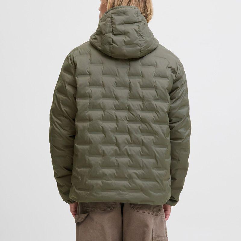 Haston Textured Windbreaker with Olive-colored Hood Men JACK & JONES