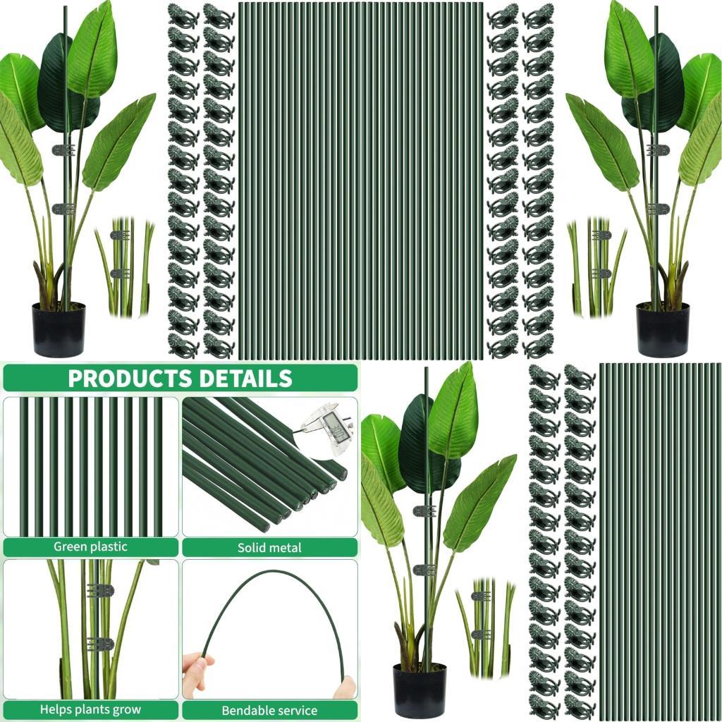 

Regulable Bendable Plant Support For Indoor Outdoor Plant High Strength Plastic Stake Natural Easy Install Gardening Essential CN